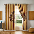 Premium Lasercut Velvet Pattern Curtains – Elegant Home Window Drapes