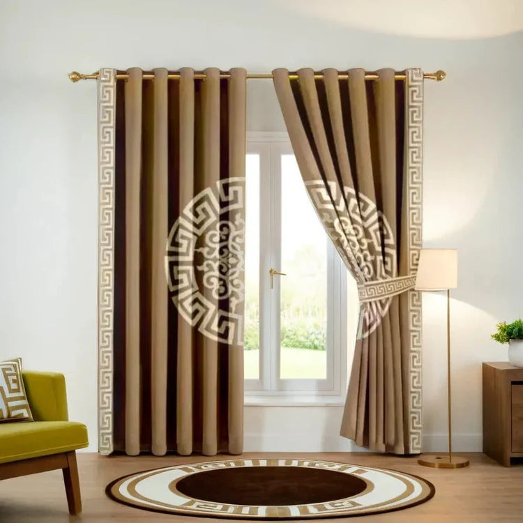 Premium Lasercut Velvet Curtains for Bedroom & Living Room Decor