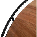 Kitchen Organizer Turntable with Metal Sides Serving Tray - myhomestore.com.pk