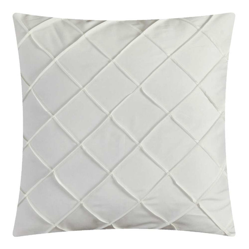Tufted Duvet Cover Set( white with grey)