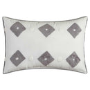 Tufted Duvet Cover Set( white with grey) - myhomestore.com.pk