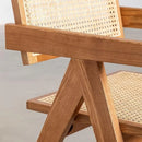 Rattan Dining Chair with Armrests - myhomestore.com.pk