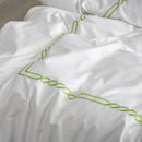 Two Lines Embroidery Duvet Set