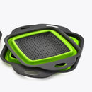 Foldable Drain Basket Plastic Fruit Basket Filter - myhomestore.com.pk