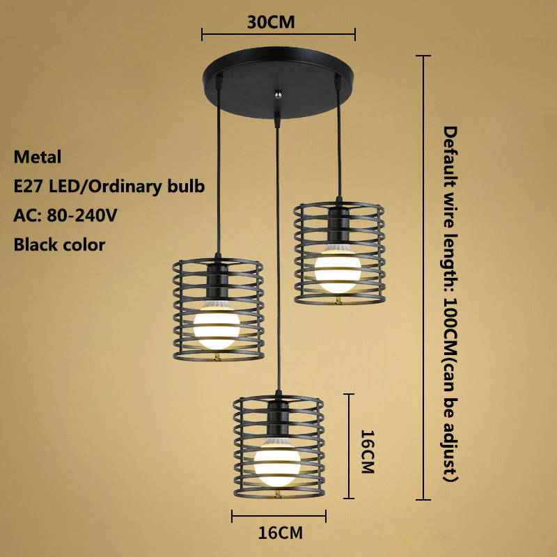 Modern Pendant Lights Vintage Hanging lamp Iron