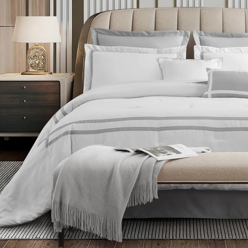 Cotton Ribbon Duvet Set