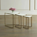 Side Table Serving Table Accent Table Nesting Table End Table Tri Edge Nesting Table - myhomestore.com.pk