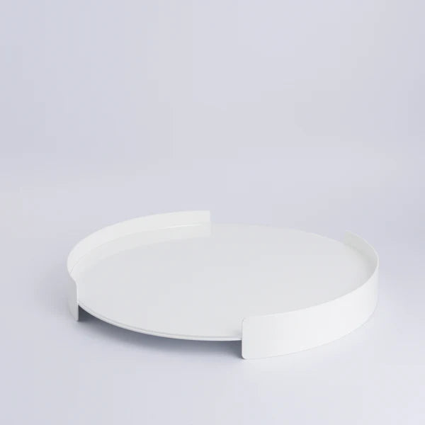 Metal Round Serving Tray