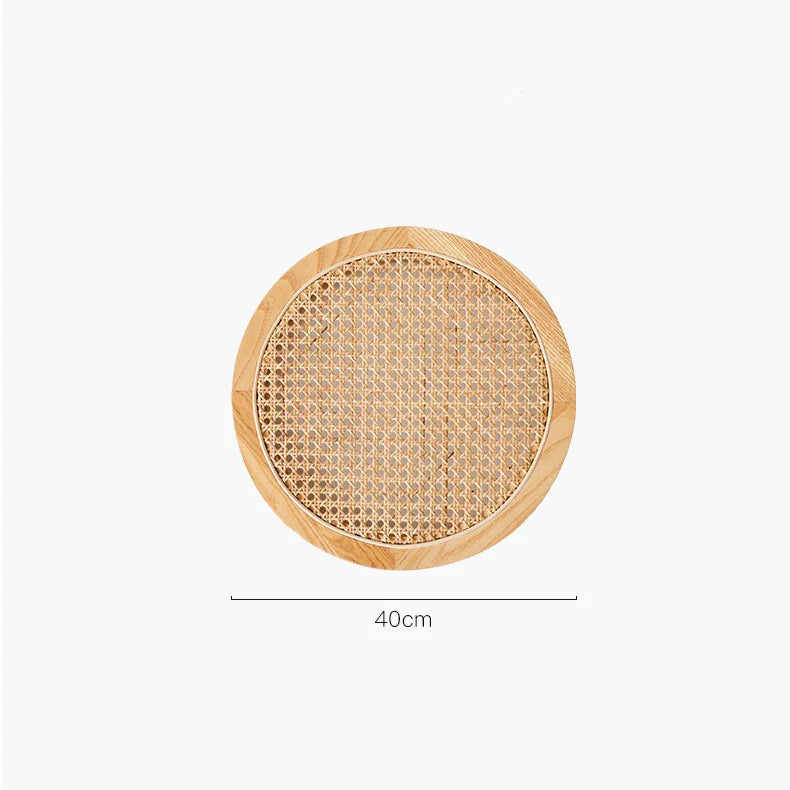 Wood Rattan Placemat
