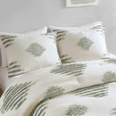 Light Green Tufted Duvet Cover Set - myhomestore.com.pk