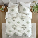Light Green Tufted Duvet Cover Set - myhomestore.com.pk