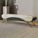 Italian Luxury Bed End Long Stool - myhomestore.com.pk