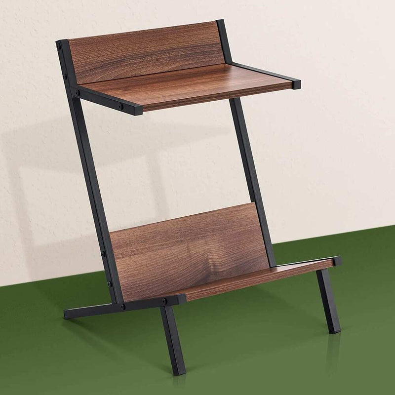 Small End Table with Storage, Modern Simplistic Side Table