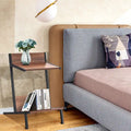 Small End Table with Storage, Modern Simplistic Side Table