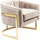 Elegance Armchair with Metal Frame - myhomestore.com.pk