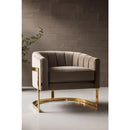 Elegance Armchair with Metal Frame - myhomestore.com.pk