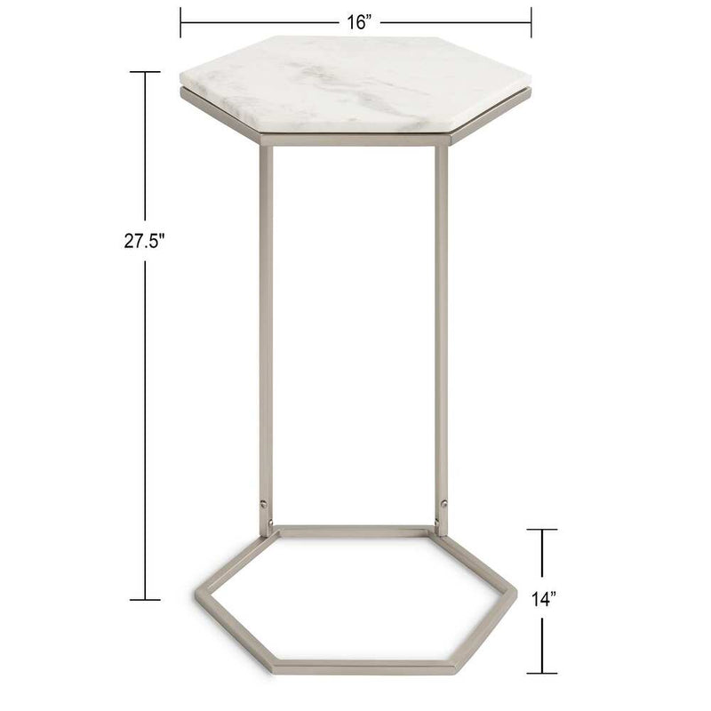 Hexagon shape  End Side Table