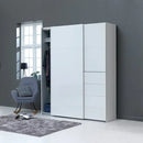 Light Blue Rocking Chair – Comfortable Upholstered Seat - myhomestore.com.pk