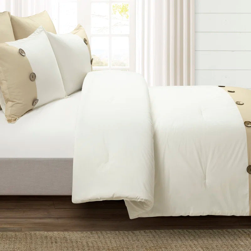 Button Style Duvet Set