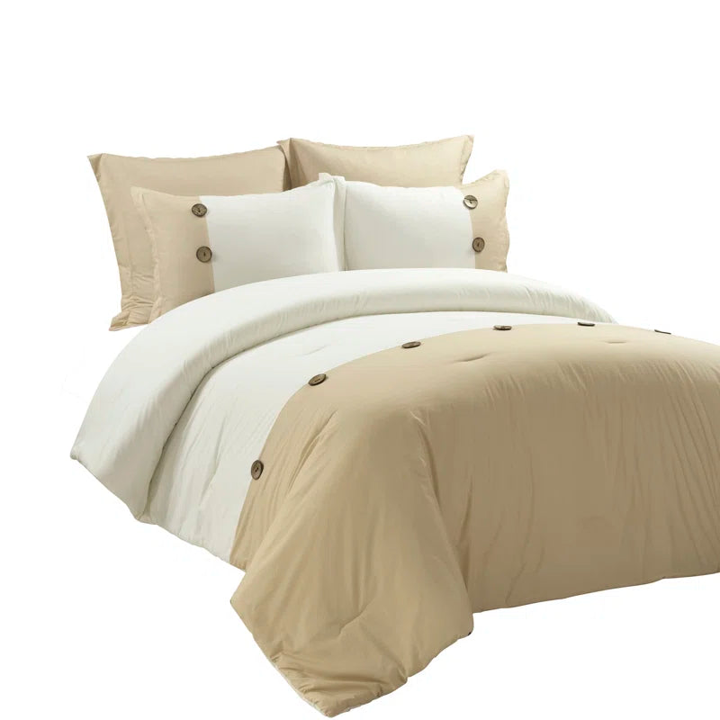 Button Style Duvet Set