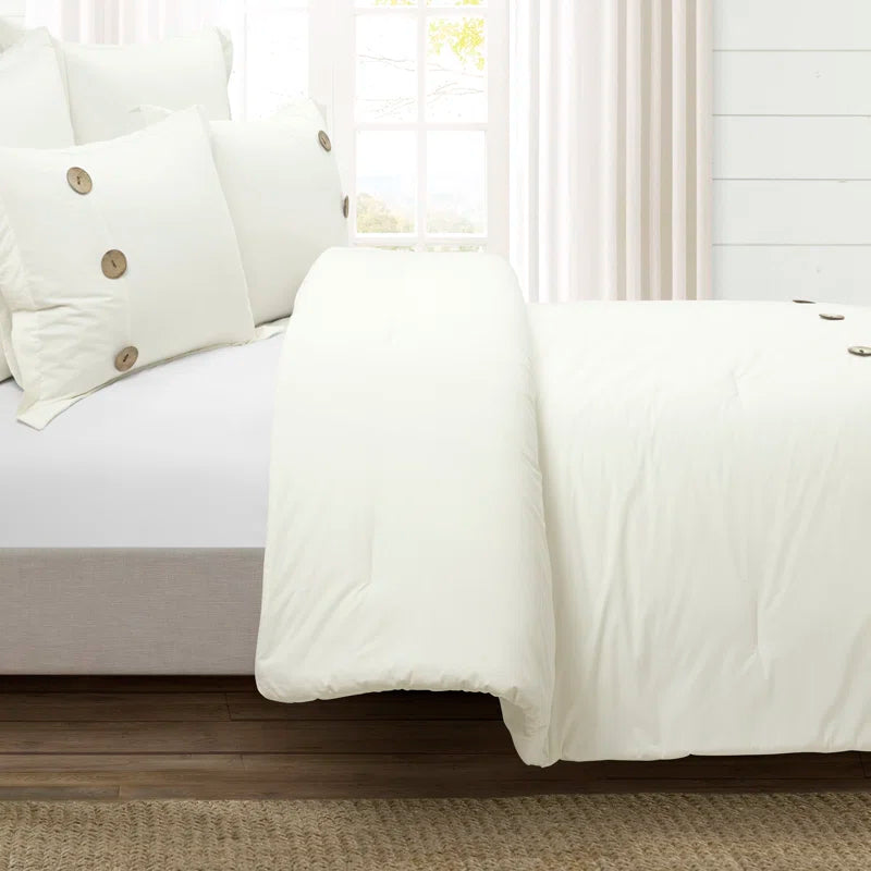 Button Style Duvet Set