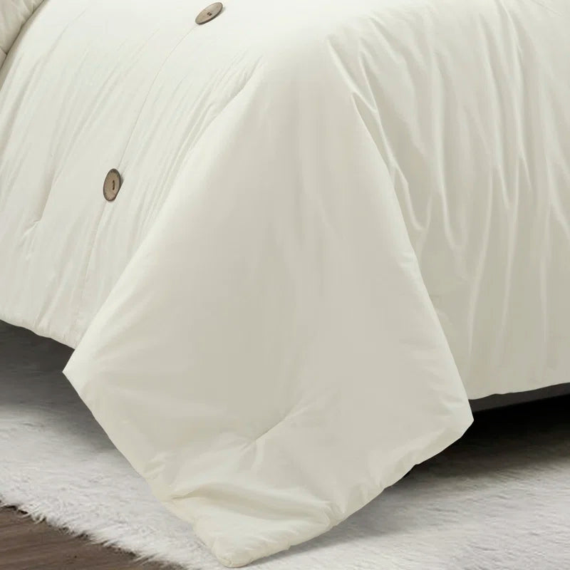 Button Style Duvet Set