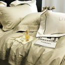 Light Green Embroidery Duvet Set - myhomestore.com.pk