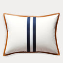 Cushion with Leather work