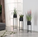 Simple Golden Flower Pot Stand (pack of 3) - myhomestore.com.pk