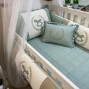 Teal Horse baby Cot Set - myhomestore.com.pk