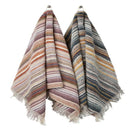 Multi Lines 3 Piece Imported Bath Towel Set - myhomestore.com.pk
