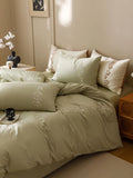 Lily of the Valley Embroidery Duvet Set