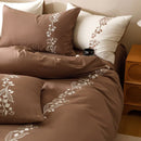Lily of the Valley Embroidery Duvet Set - myhomestore.com.pk