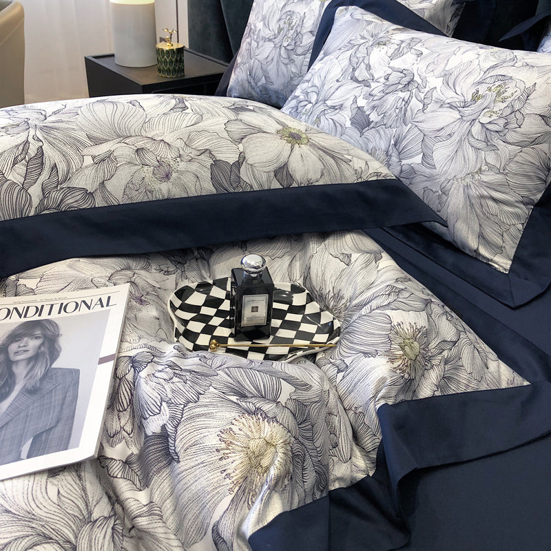 Nordic Style Digital Printed Duvet Cover Set