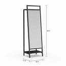 Multi-functional Mirror Stand with Hidden Coat and Shoe RacK - myhomestore.com.pk