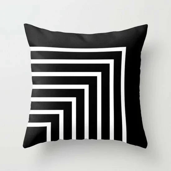 Cushion Cover- White stripe