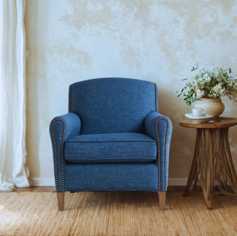 Modern Accent Chair with Wood