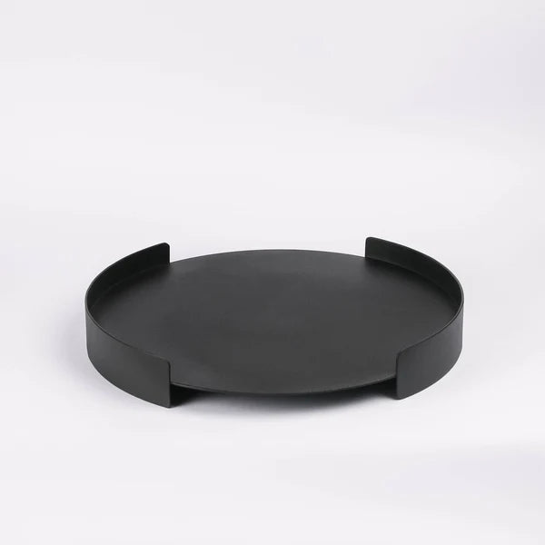 Metal Round Serving Tray