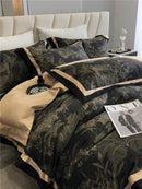 Vintage Chic Printed Bedding Duvet Set – Elegant, Soft & Timeless Comfort