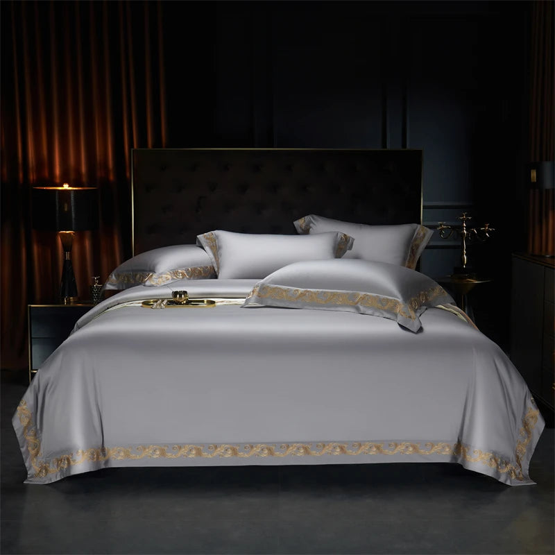 Mystique Embroidery Duvet Set | Luxury Soft Bedding