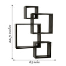 Wall shelves 4 Box set - myhomestore.com.pk