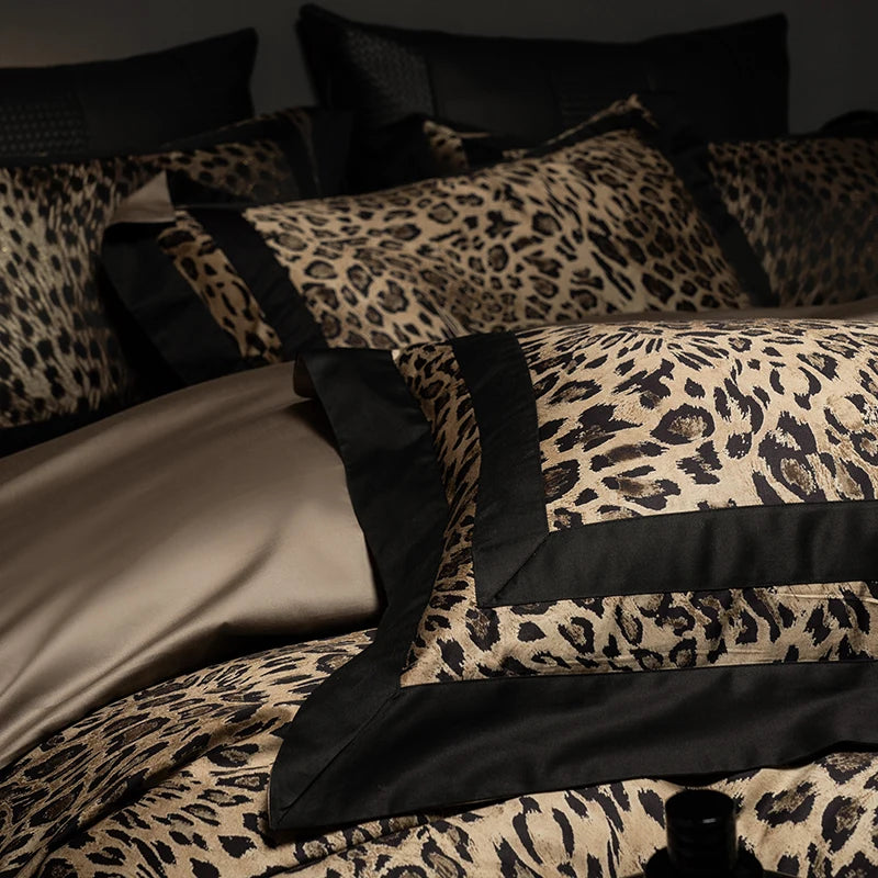 Leopard Print Duvet Set – Elegant Bedroom Statement-Bold & Timeless Design