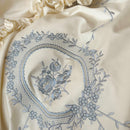French Vintage Embroidery Duvet Set | Elegant Ruffle Bedding