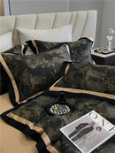Vintage Chic Printed Bedding Duvet Set – Elegant, Soft & Timeless Comfort