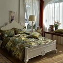 Green Cedar Printed Bedding Duvet Set-Luxury Comfort & Style