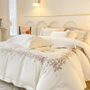 Floral Vine Embroidery Duvet Set - myhomestore.com.pk