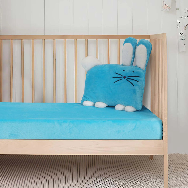 Kids Velvet Fitted Sheet For Crib