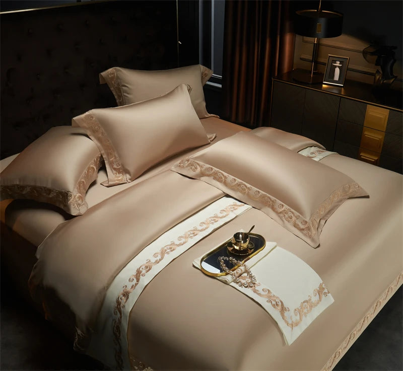 Mystique Embroidery Duvet Set | Luxury Soft Bedding