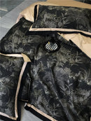 Vintage Chic Printed Bedding Duvet Set – Elegant, Soft & Timeless Comfort