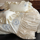 French Vintage Embroidery Duvet Set | Elegant Ruffle Bedding